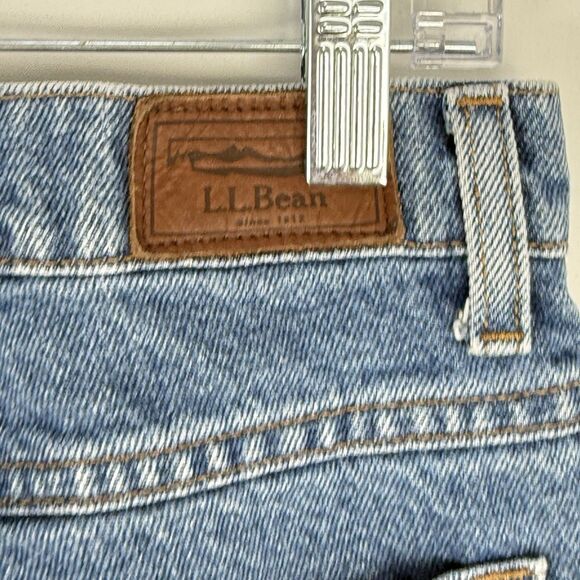 LL BEAN Men Blue Cotton Standard Fit Straight Leg Casual Western Jean 33x29 - Picture 6 of 15